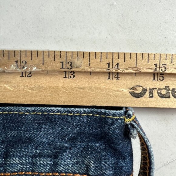 Levi's 501 Red Line Selvedge Jean Men 28x31* Blue White Oak Cone Denim Tag 28x32 - Picture 16 of 16